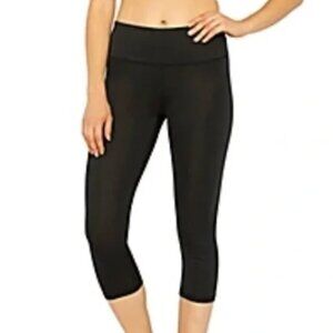 COPPER FIT Essential Energy Capri Leggings Black Compression Leggings Capris L